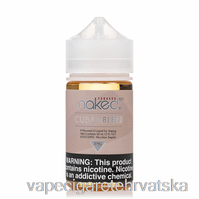 Vape Hrvatska Cuban Blend - Naked 100 Tobacco - 60ml 3mg